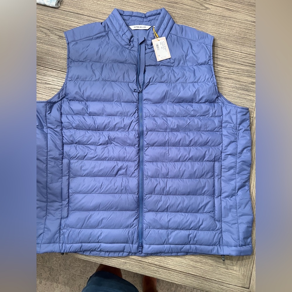 Light Blue Puffer Vest from Peter Millar Crown